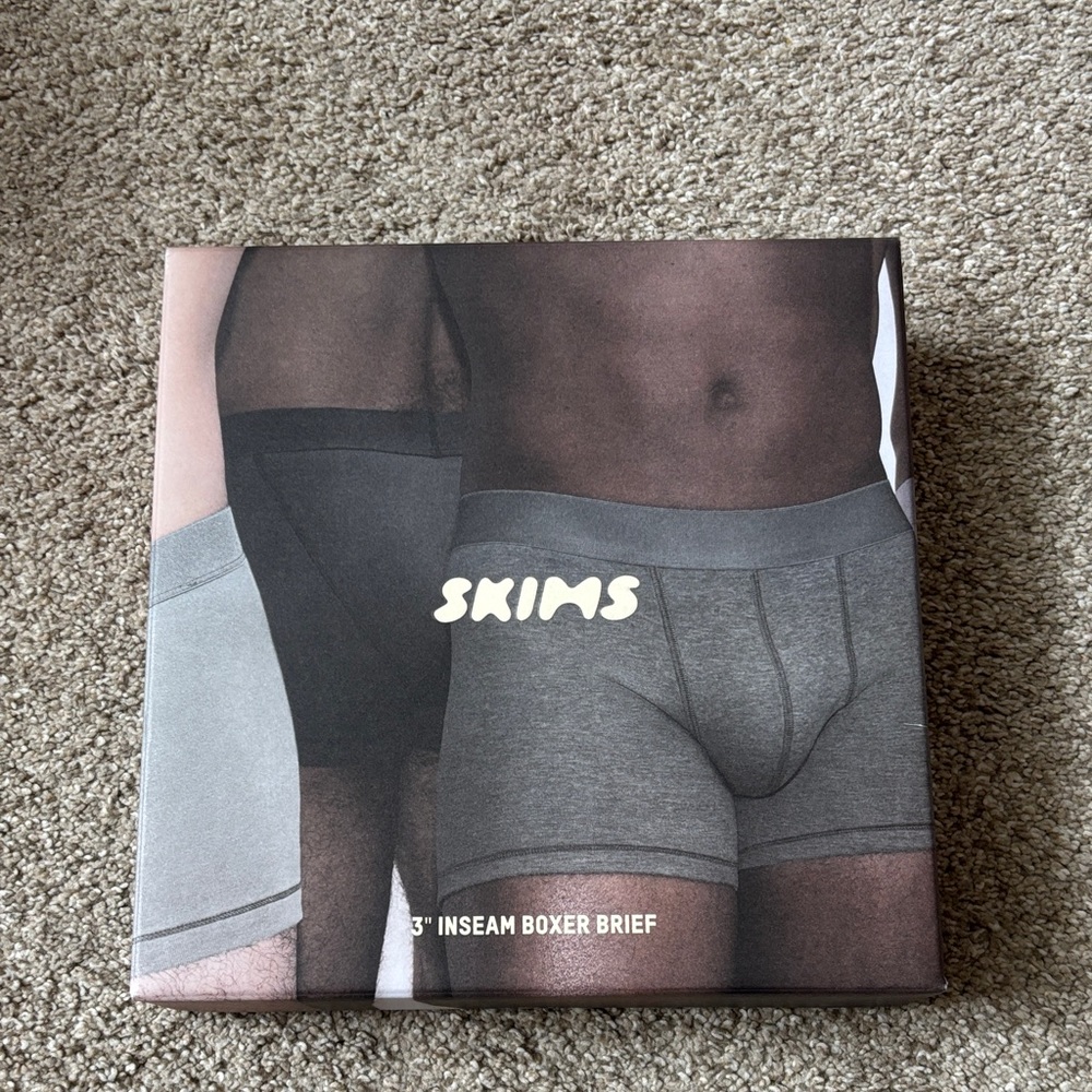 SKIMS 3” Inseam Boxer Briefs (3 pack) NWT Size M